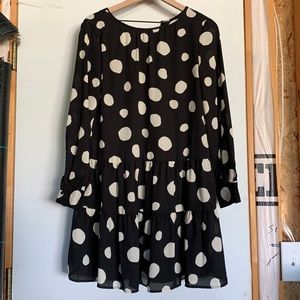 Who what wear polka dot dress never worn size s